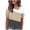 #0097-Khaki, variant on Womens Tops V Notch Neck Short Sleeve Color Block Print Casual Tees Regular Fit Everyday Wear Soft Womens Shirts