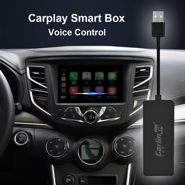 Adaptador con cable para CarPlay Auto Dongle para Android Car Multimedia Player (Negro) Likrtyny Accesorios para autos y motos