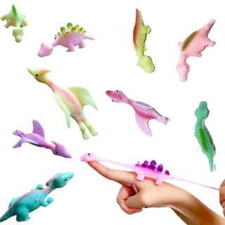 Finger Slingshot Dinosaurs Toy 100 Pcs Doigt Slingshot Animal Jouet Mignon  Dinosaure En Caoutchouc Souple Extensible Doigt - Cdiscount Jeux - Jouets