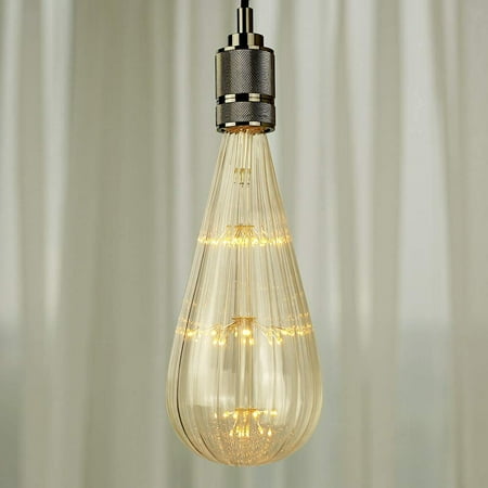 

LINLIN 2 Pack LED Edison Bulb LED Decorative Firework Light Bulb LED Filament Bulb Decorative Light Bulb Globe E27 AC85-265V 2300K