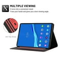 thumbnail image 4 of Dteck Folio Case for Lenovo Tab M10 FHD Plus 10.3 inch TB-X606F, Slim Fit Book Cover Design Multi-Angle Stand PU Leather Case Cover, Red, 4 of 5