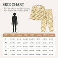 thumbnail image 5 of Uemuo Shiba Inu Sunflower Pattern Womens Pajama Sets,PJ Set for Women,Pajamas for Women Logo,Long Sleeve Pajama Set for Women,Soft Long Sleeve Top With Pants-Medium, 5 of 9