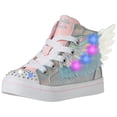 thumbnail image 1 of Zapatilla Skechers Twi-lites Unicorn Wings para niñas, color rosa plateado, 1 of 7