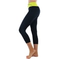 thumbnail image 3 of ToBeInStyle Women's Comfy Capri Yoga Pants with Criss-Cross Design, 3 of 7