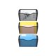 thumbnail image 1 of 3 Pockets Hanging File Holder Organizer Metal Wall Mount Magazine Rack, Black, 1 of 4