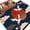 Blue, variant on Runner Rug 2 x 6 Ft, Japanese Style Washable Non-Slip Floor Mat for Kitchen Hallway/Entryway, Modern Cranes Cherry Flower Wave Brown Long Kitchen Runner Area Rugs for Living Room, Low-Profile