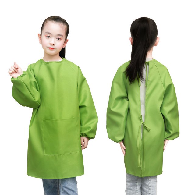Mono de pintura para niños, transpirable, impermeable, de manga larga, para niños de talla mediana y grande, delantal de pintura para jardín de infantes