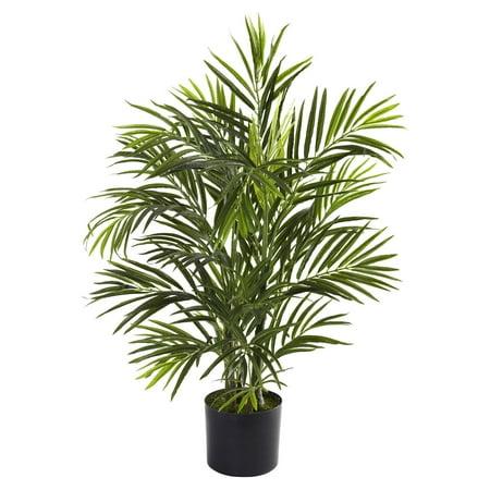 Nearly Natural 2-1/2' Areca Palm, UV Resistant, Indoor and Outdoor