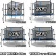 thumbnail image 7 of Sportspower TruJump 14ft Trampoline with Safety Enclosure & Jump Mat with Lifetime Warranty, ASTM, 7 of 7
