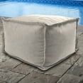 thumbnail image 3 of Jordan Manufacturing 20" x 20" Square Outdoor Pouf Ottoman with Flange, 3 of 10