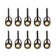 thumbnail image 1 of 10 piezas de guías de varillas resistentes anillos de punta Kit de reparación de poste de ojos de cerámica , 1.6mm DYNWAVEMX Guías de caña de pescar, 1 of 7