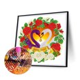 thumbnail image 1 of Cuadros Decorativos Mandarín Patos Cisnes Diamante Pintura DIY Taladro parcial en forma especial (YXC344) Tmvgtek embutido en tela, 1 of 7