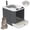 White&Grey, variant on PHANCIR Enclosed Cat Litter Box with Lid, Easy to Clean with Includes Scoop & 4 Charcoal Deodorizer Bags