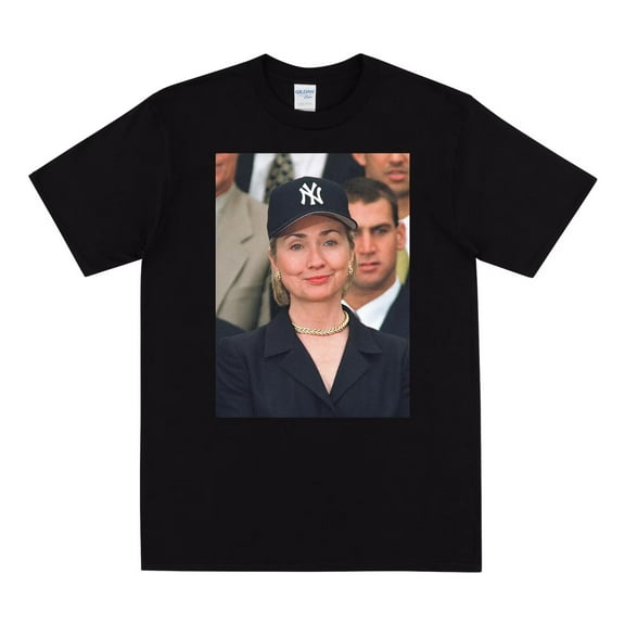 HILLARY Clinton Shirt, Vintage 90s Tshirt Of Young Hillary Clinton