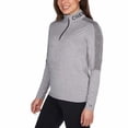 thumbnail image 5 of Champion Womens 1/4 Zip Pullover Gray Small, 5 of 5