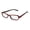 terracotta / brown, variant on NEW AD.LIB 3211 WOMENS/LADIES DESIGNER FULL-RIM BROWN / CREAM ULTIMATE COMFORT POPULAR DESIGN FRAME DEMO LENSES 50-16-135 FLEXIBLE HINGES EYEGLASSES/EYEWEAR