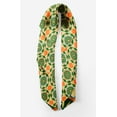 thumbnail image 2 of Bimba Green Geometric Mosaic Pure Silk Printed Head Bandanas Summer Neck Wrap Scarf 40 x 80 Inches, 2 of 6