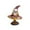 A #043, variant on Halloween Witch Lamp, 5.9" Inspired Witch Hat Lamp, Gothic Spooky Witches Decor with Holding Lantern, Spooky Decorative Standing Night Light, Halloween Party Lighting Decorations Indoor
