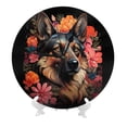 thumbnail image 5 of Wall Clock, Colorful Flower German Shepherd Wall Clocks Battery Operated Silent Kitchen Office Wall Clock Decorative, Wall Clock for School Classroom Living Room Bedroom Home Decor, 5 of 7