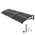 thumbnail image 3 of 10 ft. W x 3.5 ft. D Window & Door Awning Canopy Polycarbonate & Aluminum, 3 of 9