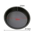 thumbnail image 2 of 6-10In Microwave Oven Pan Chip Tray Dish Pizza Bacon Baking Non-Stick Cook Tray Bakeware Supplies For Kitchen Carbon Steel, 2 of 11
