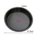 thumbnail image 1 of KDJ 8 Inch Non-Stick Pizza Baking Tray, Microwave Oven Pan, Carbon Steel Cookware, Round Dish for Crispy Pizza Base, Meat, Fish, Chicken, Easy to Clean, Black, 1 of 10