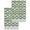 Green, variant on Brown Pine Leaves Kitchen Dish Towels for Drying Dishes Set of 2, Abstract Art Geometric Gray Plaid Waffle Weave Microfiber Hand Tea Bathroom Towels Quick Dry & Absorbent Towel 15.7x23.6