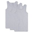 thumbnail image 1 of Sanetta Niño Camiseta Paquete de 3 -  Camisa sin Brazos, Tank Top, Basic, Algodón orgánico Gris 104, 1 of 4