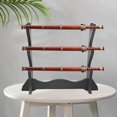 thumbnail image 4 of Japanese Style Samurai Stand Horizontal Racks Support Display Home Decor Bracket Holder Rack for Wakizashi, Tanto, , 3 Layer 14.6x11.8 in, 4 of 8