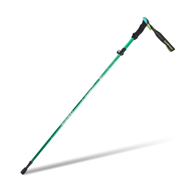 Senderismo Bastones Pasteles Ajustable Camping Trekking Polos Sudor Absorción Agarre Ultralight Viaje Mochila Mochilero Escalada Verde Verde Irene Inevent OD003541-06