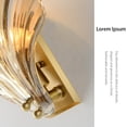 thumbnail image 4 of COM1950s Wall Sconces Lighting Modern Indoor Hallway 12W LED Glass Shade, 4 of 7