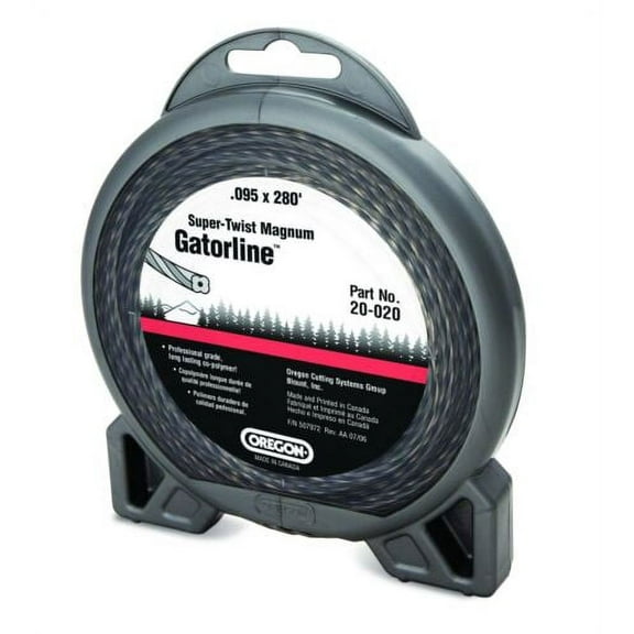 Oregon 20-020 Super-Twist Magnum Gatorline String Trimmer Line .095-Inch Diamete