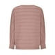 thumbnail image 5 of Suéter de cuello redondo para mujer, otoño/invierno, jersey con hombros descubiertos, suéter de punto holgado con cuello redondo, suéter para mujer, 5 of 8