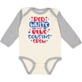 thumbnail image 3 of Inktastic Cousins Crew Red White and Blue 4th of July Boys or Girls Long Sleeve Baby Bodysuit, 3 of 5