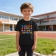 thumbnail image 5 of Tops de Manga Corta Linda con Impresión Gráfica para Niños Niños Y Niñas, Tela Suave Transpirable para la Temporada Escolar Y el Juego Informal, 5 of 9