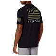 thumbnail image 4 of Under Armour Men's T-Shirt UA Freedom Banner Short Sleeve Graphic Tee 1370818, Black, S, 4 of 5