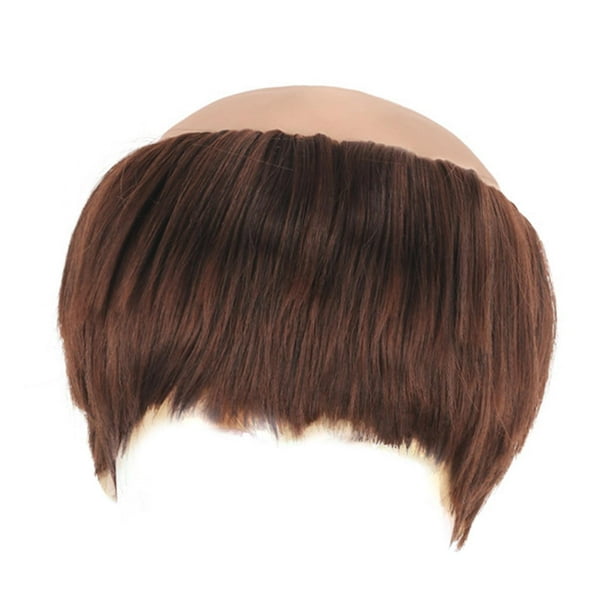 Peluca de monje calvo para Halloween, accesorio de disfraz, accesorio de fiesta, cosplay divertido, Marrón