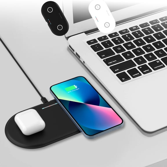 XGFHYJEH Charging Station, Wireless Charging Station, Charging Station for Multiple Devices, Wireless Charging, 15W Charge Station, Wireless Charge, for Android, Iphone, Apple, Samsung, Ipad