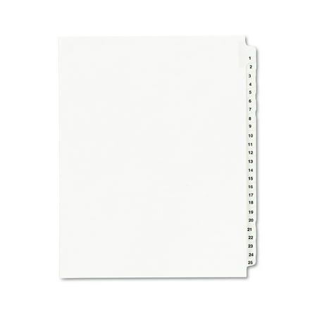 UPC: 0072782013301 | Avery®  AVE01330  Standard Collated Legal Exhibit Divider Sets – Avery Style  25 / Set