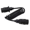 thumbnail image 1 of 12V 24V Trailer Spring Wire 2M 7 Core Spring Towing Coiled Wire for Commercial Vehicles Campers Cars Boats, 1 of 4