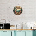 thumbnail image 4 of HELLOYOUNG Vintage Tin Sign 8x8 Inch Round Retro Metal Plaque Wall Art Decor for Home Bar Cafe Man Cave, 4 of 6