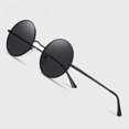 thumbnail image 2 of Classic Polarizer Men's Retro Round Frame Sunglasses Women's Fashion Multicolor Colorful Sunglasses, 2 of 5