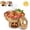 Gold 7.9in, variant on Chinese Charcoal Hot Pot, Portable Dry Ice Pot with Lid, Suitable for Both Hot and Cold Use, Rapid & Even Heating, for Home Kitchens And Camping