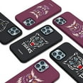 thumbnail image 2 of Compatible with iPhone 12 Pro Max Case 6.7” with Animal Printed Pattern, Slim Liquid Silicone 3 Layers Full Covered Soft Gel Rubber Phone Case Protective Cover 6.7 inch, Black Tiger, 2 of 12