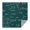 Math Equations Geometry, variant on Math Equations Geometry Green Pattern Square Tablecloth,Waterproof Square Table Cover,Wipeable Spillproof Washable Table Cover for Home Kitchen Party Decor 42"X42"(107x107cm)