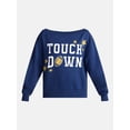 thumbnail image 5 of No Boundaries Off the Shoulder Sweatshirt with Long Sleeves, Midweight, Women’s XXS-4X, 5 of 5