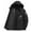 Black, variant on Mens Jackets Hooded Mid Length Hardshell Jacket Winter Coats for Men Black XXXL