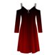 thumbnail image 5 of Vestidos Para Mujer Vestido Floral Trendy V Neck Zipper Tirantes Impreso Vestido de Manga Larga Odeerbi  ODB183326, 5 of 5