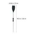 thumbnail image 3 of EIGTHTAIL Aluminum Alloy Paddle 2 Pcs Floating Paddles Splicing Kayak Rubber Boat Accessories, 3 of 6