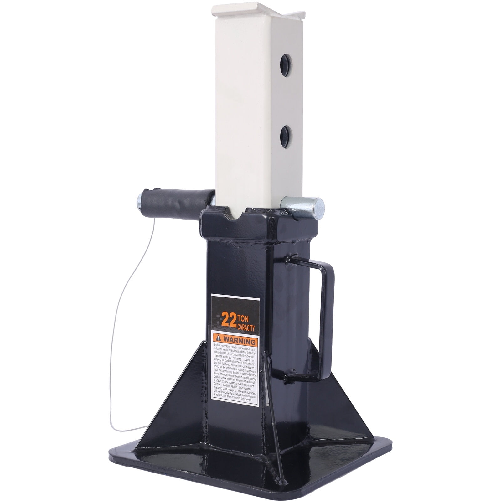 22 Ton (44,000 lb) Heavy Duty Car Jack Stands with Locking Pins - Professional Grade Steel Jack Stands for Trucks & SUVs (1 Pair, 12"-20" Height Range)